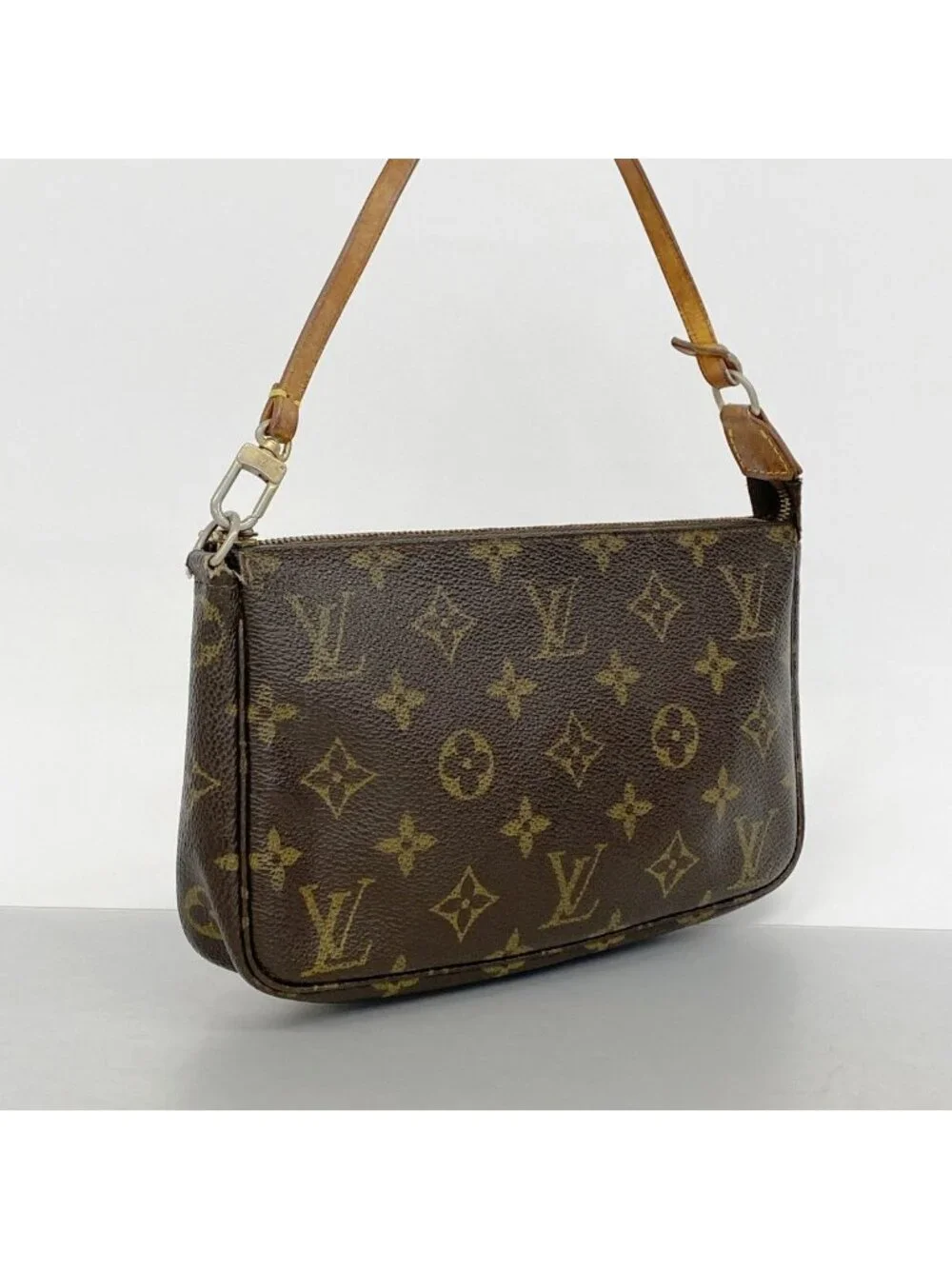 Louis Vuitton Pouch Monogram Pochette Brown